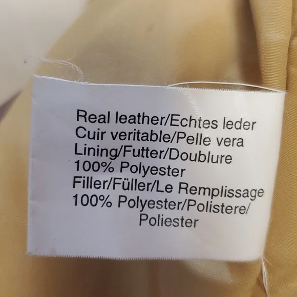 Women Ambition Leather Jacket, Size XXL, Color Cognac - Picture 7 of 9